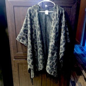 Woolrich poncho top